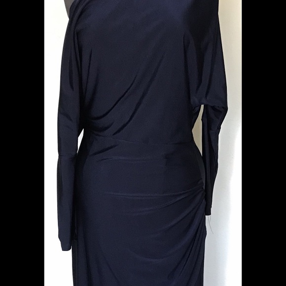 Blue off shoulder long dress - Picture 6 of 6